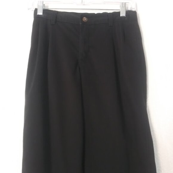 Chaps Boy's size 12R black approved school wear pants - Picture 2 of 14